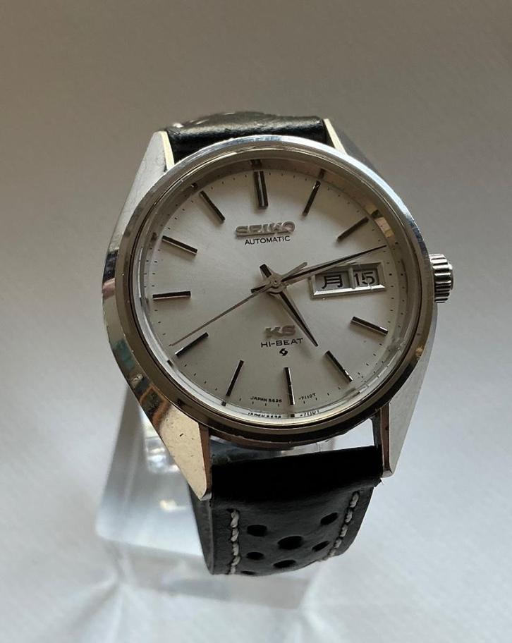 Vintage King Seiko 5626-7110, Handtassen en Accessoires, Horloges | Antiek, Polshorloge, Seiko, Staal, 1960 of later, Ophalen of Verzenden