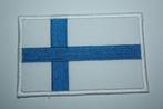 Écusson drapeau de Finlande - 88 x 57 mm, Hobby & Loisirs créatifs, Enlèvement ou Envoi, Neuf