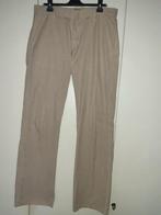 Herenbroek Mexx beige gestreept 34/34, Ophalen, Zo goed als nieuw, Beige
