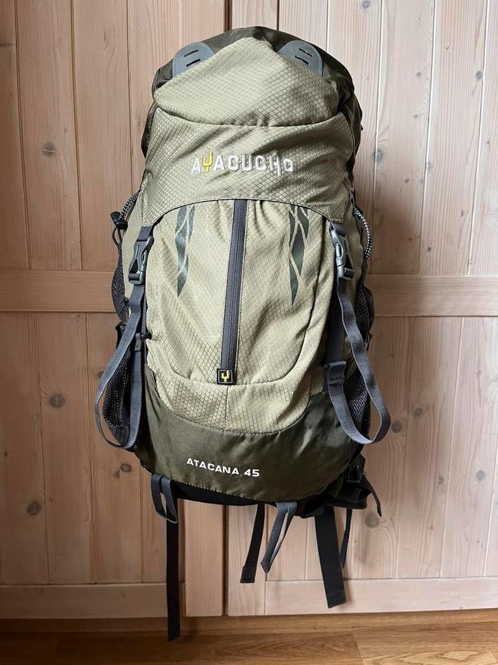 Rugzak 45 l, Sport en Fitness, Bergsport en Wandelen, Zo goed als nieuw, Rugzak, Ophalen