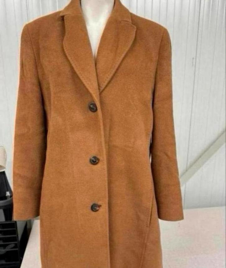 Trench-coat vintage - Veste en laine angora-mohair Jobis L, Vêtements | Femmes, Vestes | Hiver, Comme neuf, Taille 42/44 (L), Brun