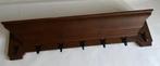 Antique Porte-manteau mural étagère de 125cm, Maison & Meubles, Enlèvement, Utilisé, Bois, Portemanteau mural