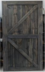 SUPER AANBIEDING! Zwarte houten deur – 2150x950x35 mm, Ophalen of Verzenden, Nieuw, Honden
