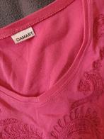 Tee-shirt rose M38/40 Damart, Comme neuf, Manches courtes, Taille 38/40 (M), Rose