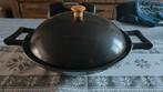 Wok en fonte, Maison & Meubles, Cuisine | Casseroles & Poêles, Enlèvement, Utilisé, Plaque céramique, Fonte