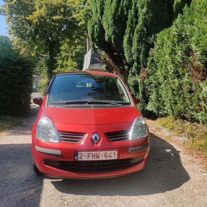 Renault Modus, Auto's, Renault, Particulier, Modus, Elektrische ramen, Benzine, Euro 4, 5 deurs, Automaat, Rood, Stof, Onderhoudsboekje