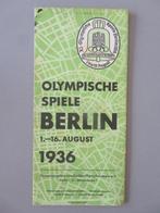 plan Olympics Olympische spelen 1936 Berlin Berlijn, Verzamelen, Verzenden, Zo goed als nieuw, Poster, Plaatje of Sticker