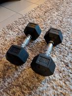 Hexa Dumbbells - Focus Fitness - 2 x 8kg, Sports & Fitness, Équipement de fitness, Enlèvement, Utilisé, Set d’haltères