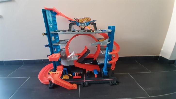 Hot Wheels - Ultimate Garage, Enfants & Bébés, Jouets | Circuits, Utilisé, Circuit, Manuelle, Hot Wheels, Avec looping, Enlèvement