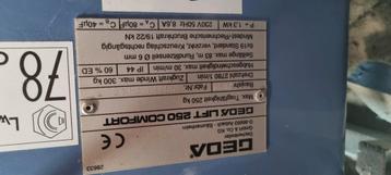 GEDDA ladderlift Comfort 250 beschikbaar voor biedingen