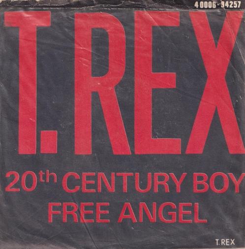 T. Rex – 20th Century boy / Free angel – Single, CD & DVD, Vinyles Singles, Utilisé, Single, Pop, 7 pouces, Enlèvement ou Envoi