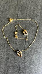 Parure Swarovski Collier et Bracelet double cœurs, Bijoux, Sacs & Beauté, Comme neuf