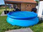 Zwembad Intex 4m, met filter, solarzeil +alle benodigdheden, Tuin en Terras, Zo goed als nieuw, Ophalen