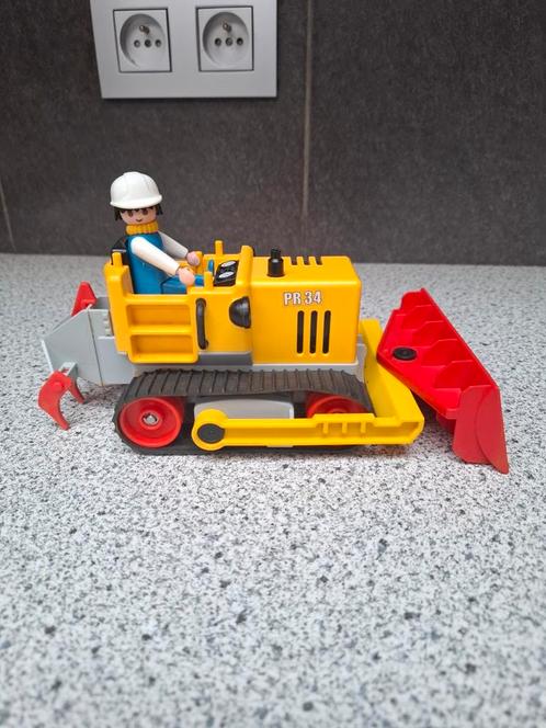 Playmobil 3757 Bull Tracked Equalizer 1988, Kinderen en Baby's, Speelgoed | Playmobil, Zo goed als nieuw, Ophalen of Verzenden