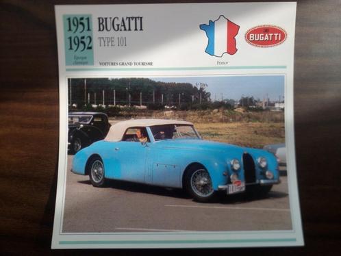 Bugatti - Edito Service kaarten auto bouwperiode 1951-1965, Verzamelen, Automerken, Motoren en Formule 1, Zo goed als nieuw, Auto's