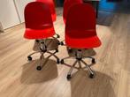 4 bureelstoelen, Huis en Inrichting, Ophalen, Nieuw, Rood
