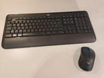 Clavier Souris sans fil Logitech QWERTY, Ophalen of Verzenden, Qwerty, Zo goed als nieuw, Draadloos