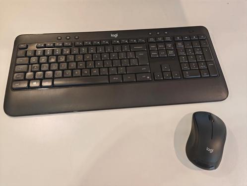 Clavier Souris sans fil Logitech QWERTY, Computers en Software, Toetsenborden, Zo goed als nieuw, Qwerty, Draadloos, Ophalen of Verzenden