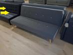 XV PROMO Wally Slaapbank grijs stof NIEUW +Gratis Levering, Ophalen of Verzenden, Nieuw, Grijs, 180 cm