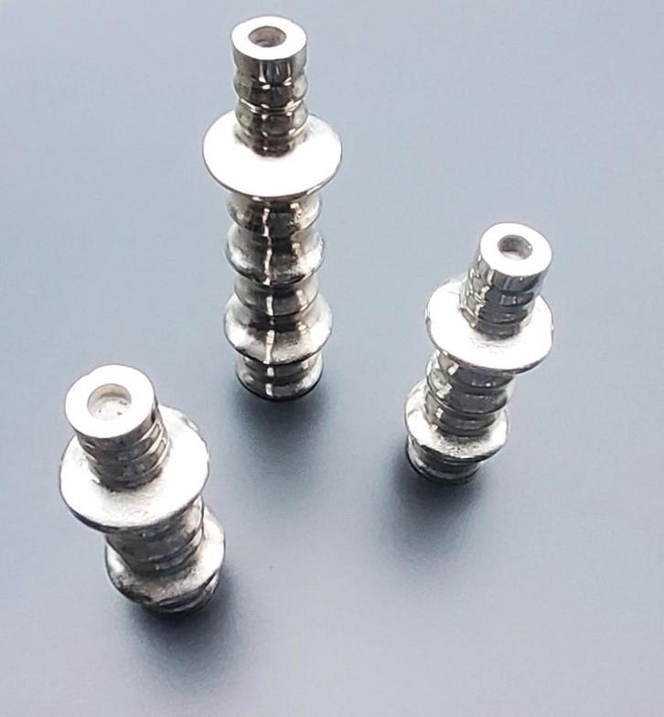 Set van 3 metalen kandelaars, Huis en Inrichting, Woonaccessoires | Kandelaars en Kaarsen, Zo goed als nieuw, Kandelaar, Metaal