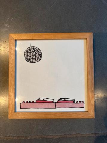De Buysere Saar - Kunst in huis- 25cmx25cm beschikbaar voor biedingen