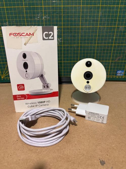 Camera IP Foscam C2, Audio, Tv en Foto, Videobewaking, Gebruikt, Binnencamera, Ophalen of Verzenden