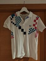 Sergio Tacchini Vintage 90's Tennis Poloshirt, Kleding | Heren, Ophalen of Verzenden, Zo goed als nieuw, Overige maten, Wit