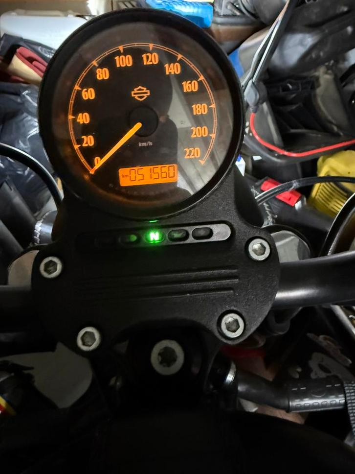 Mooie sportster iron 883 te koop, Motoren, Motoren | Harley-Davidson, Particulier, Chopper, meer dan 35 kW, 2 cilinders, Motorrijbewijs A