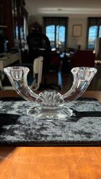 Val saint Lambert kandelaar gesigneerd, Antiek en Kunst, Ophalen of Verzenden, Kristal