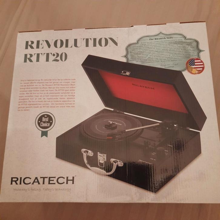 TOURNE-DISQUE RICATECH RTT20 DANS UNE VALISE*NEUF*SCELLÉ*MIB, TV, Hi-fi & Vidéo, Tourne-disques, Neuf, Tourne-disque, Autres marques