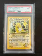 11/132 lt. surge's raichu 1e psa 9 € 175,00 holo, Ophalen of Verzenden, Losse kaart