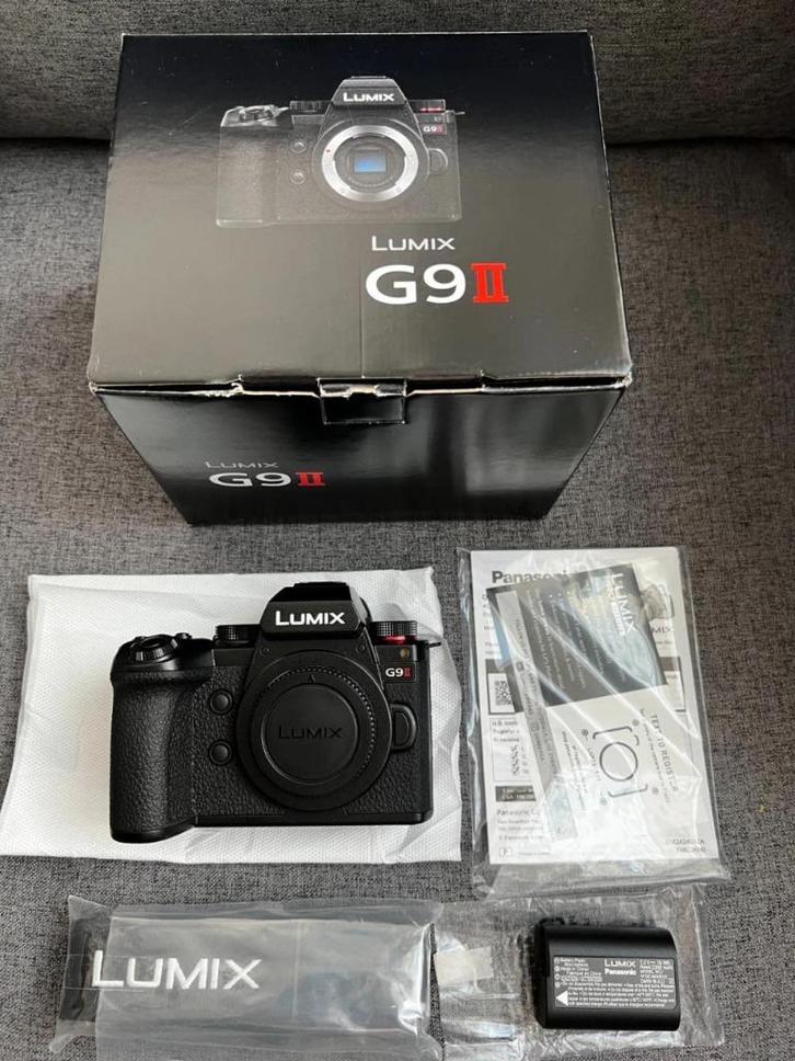Panasonic Lumix G9 II spiegelloze camera (alleen body), Audio, Tv en Foto, Fotocamera's Digitaal, Zo goed als nieuw, Ophalen of Verzenden