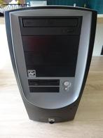 AOpen kast QF50A Zwart PC behuizing MidiTower 4 x 5.25 retro, Computers en Software, Zo goed als nieuw, Verzenden