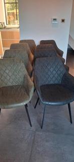 8 lederen eetkamerstoelen kave home, Ophalen, Kunststof