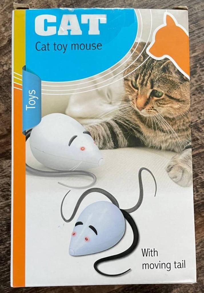 Automatisch Rondrollende Speelgoedmuis, Dieren en Toebehoren, Kattenspeelgoed, Speelmuis, Ophalen of Verzenden