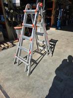 Litter giant lader 4x5 treden, Doe-het-zelf en Bouw, Ladders en Trappen, Ophalen of Verzenden, Zo goed als nieuw