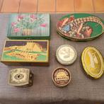 7 Blikken dozen voor Chocolade, Ophalen of Verzenden, Gebruikt, Overige, Overige merken