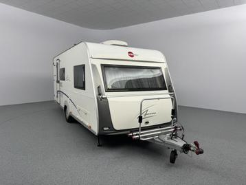 Burstner Averso 480 TK Stapelbed Airco Voortent+luifel Mover, Caravans en Kamperen, Hordeur, Treinzit, Dwars-stapelbed, Bürstner