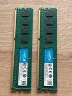 2x 8Gb Crucial DDR3L-1600 UDIMM, Computers en Software, RAM geheugen, Gebruikt, 8 GB, DDR3, Ophalen of Verzenden