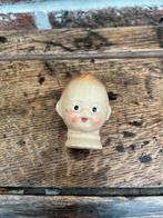 Terracotta hoofd - antieke pop - baby, Verzamelen, Poppen, Pop