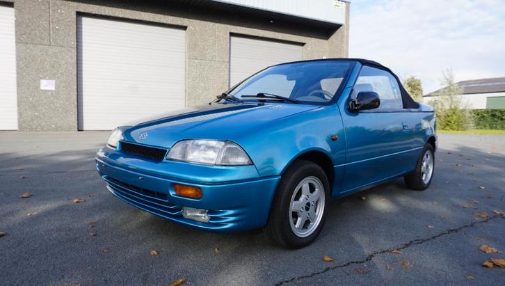 Suzuki Swift cabrio 95.402Km Prachtig - Gekeurd - Uniek, Auto's, Suzuki, Bedrijf, Te koop, Swift, Metaalkleur, Mistlampen, Benzine