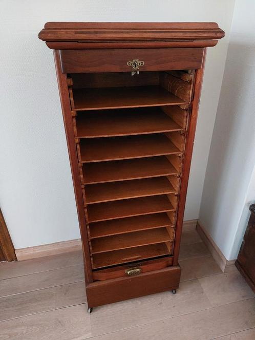 Antieke archiefkast, Antiek en Kunst, Antiek | Meubels | Kasten, Ophalen