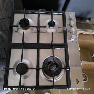 Gaskook plaat met 4 pitten  BEKO beschikbaar voor biedingen