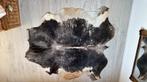 tapis en peau de vache véritable gris bringé 190/160 cm, Enlèvement, Utilisé