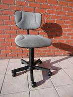bureaustoel grijs, Enlèvement, Utilisé, Gris, Chaise de bureau