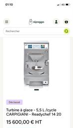 Turbine à glace carpigani readychef 14/20, Articles professionnels, Enlèvement