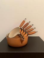 Set van 5 vintage LE CREUSET pannen (gemaakt in Frankrijk), Huis en Inrichting, Keuken | Potten en Pannen, Ophalen of Verzenden