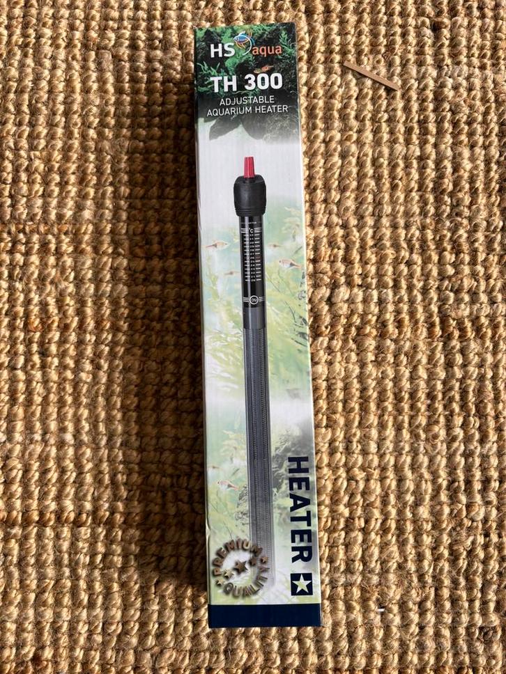 HS Aqua Glass Aquarium Heater & Protector TH-300 NIEUW, Dieren en Toebehoren, Vissen | Aquaria en Toebehoren, Nieuw, Verlichting of Verwarming