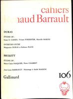 Cahier Renaud-Barrault n106., Enlèvement ou Envoi, Théâtre, Utilisé, Collectif