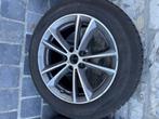 Jantes BMW Serie 5 + Pneu hiver, Auto-onderdelen, Banden en Velgen, Ophalen, Gebruikt, Banden en Velgen, 17 inch